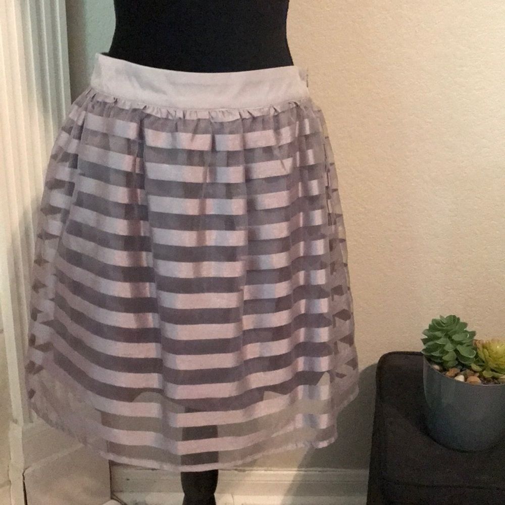 Francesca's A-Line Party Skirt Size Large